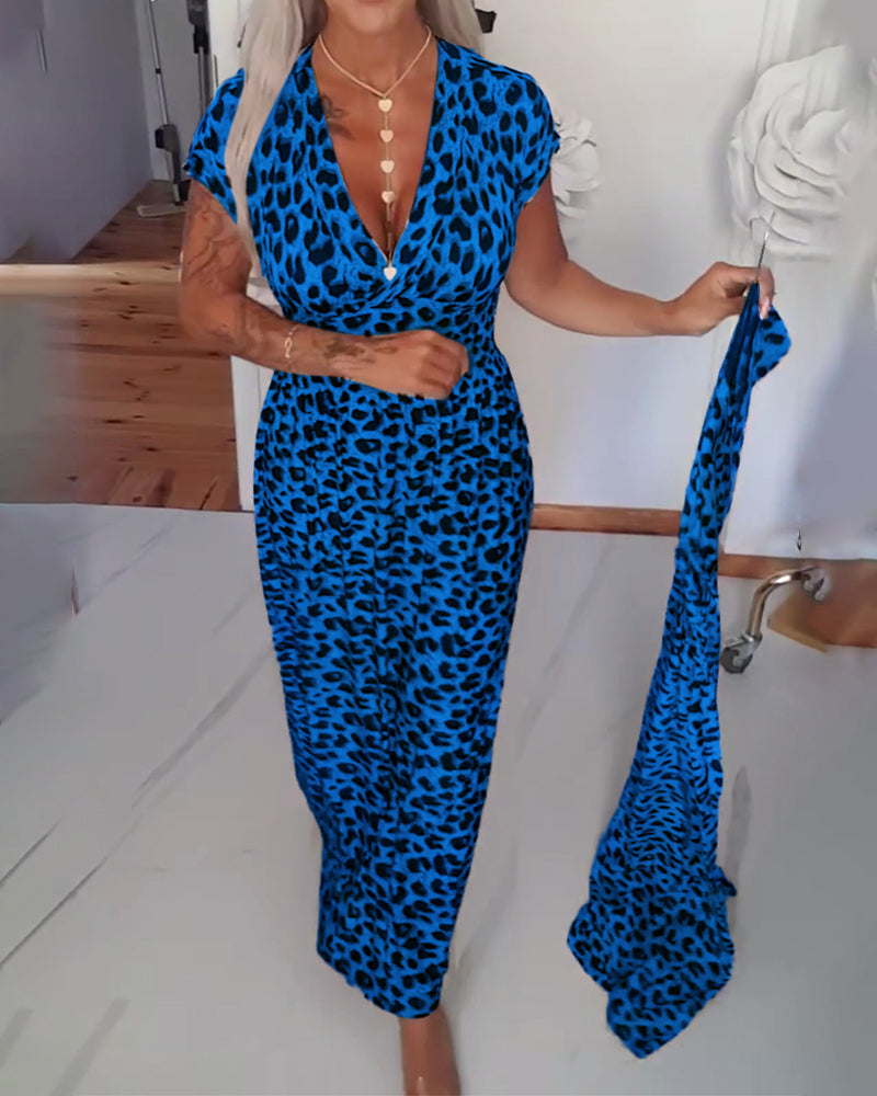 ELIZA™ | Leopard Midi Dress