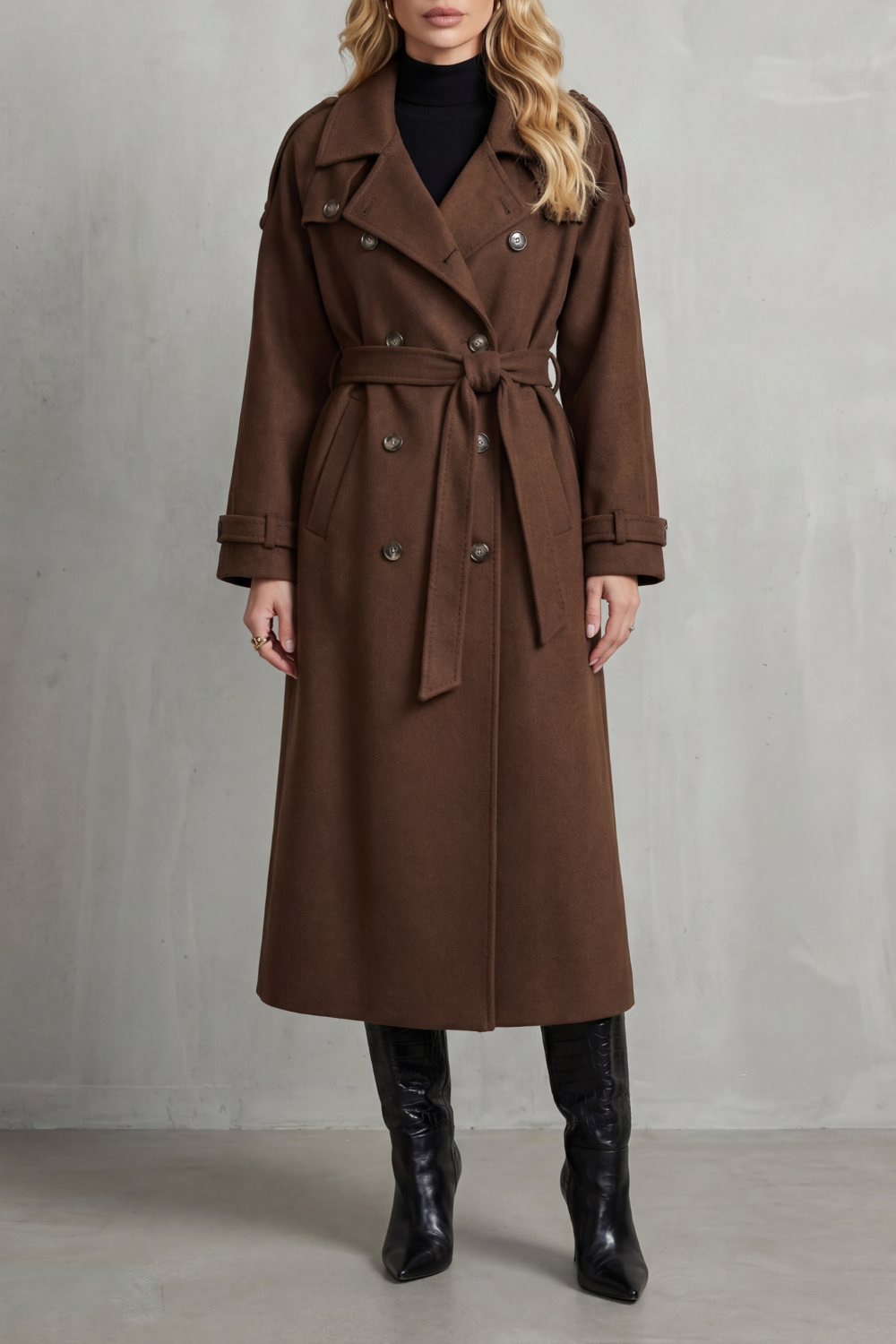 Maubéry – Oversized structure – Wool trench coat