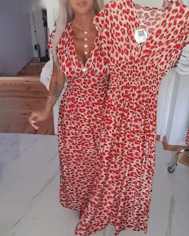 ELIZA™ | Leopard Midi Dress