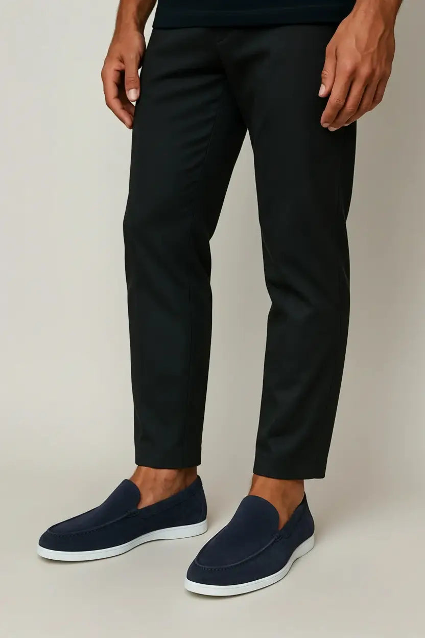 Elegante suède loafers