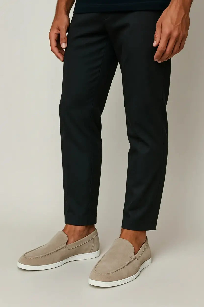 Elegante suède loafers