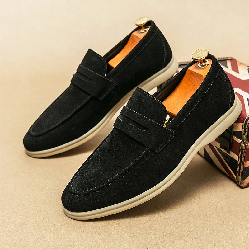 Firenze Italian-Style Suede Loafers