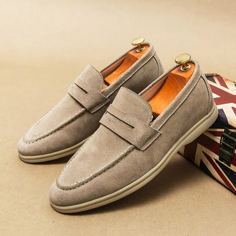 Firenze Italian-Style Suede Loafers