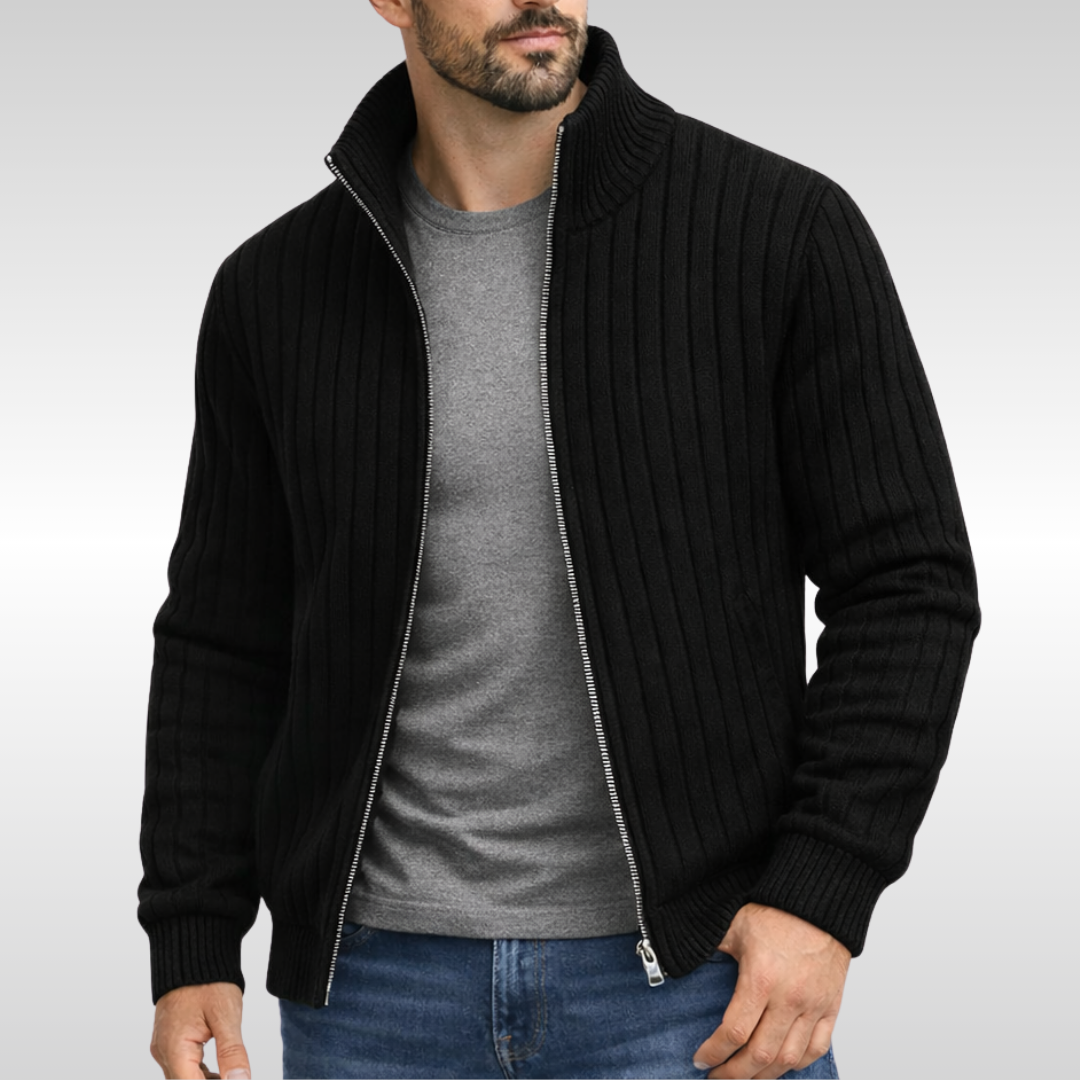 CALLUM ZIP CARDIGAN | REFINED STYLE, COMFORTABLE WARMTH