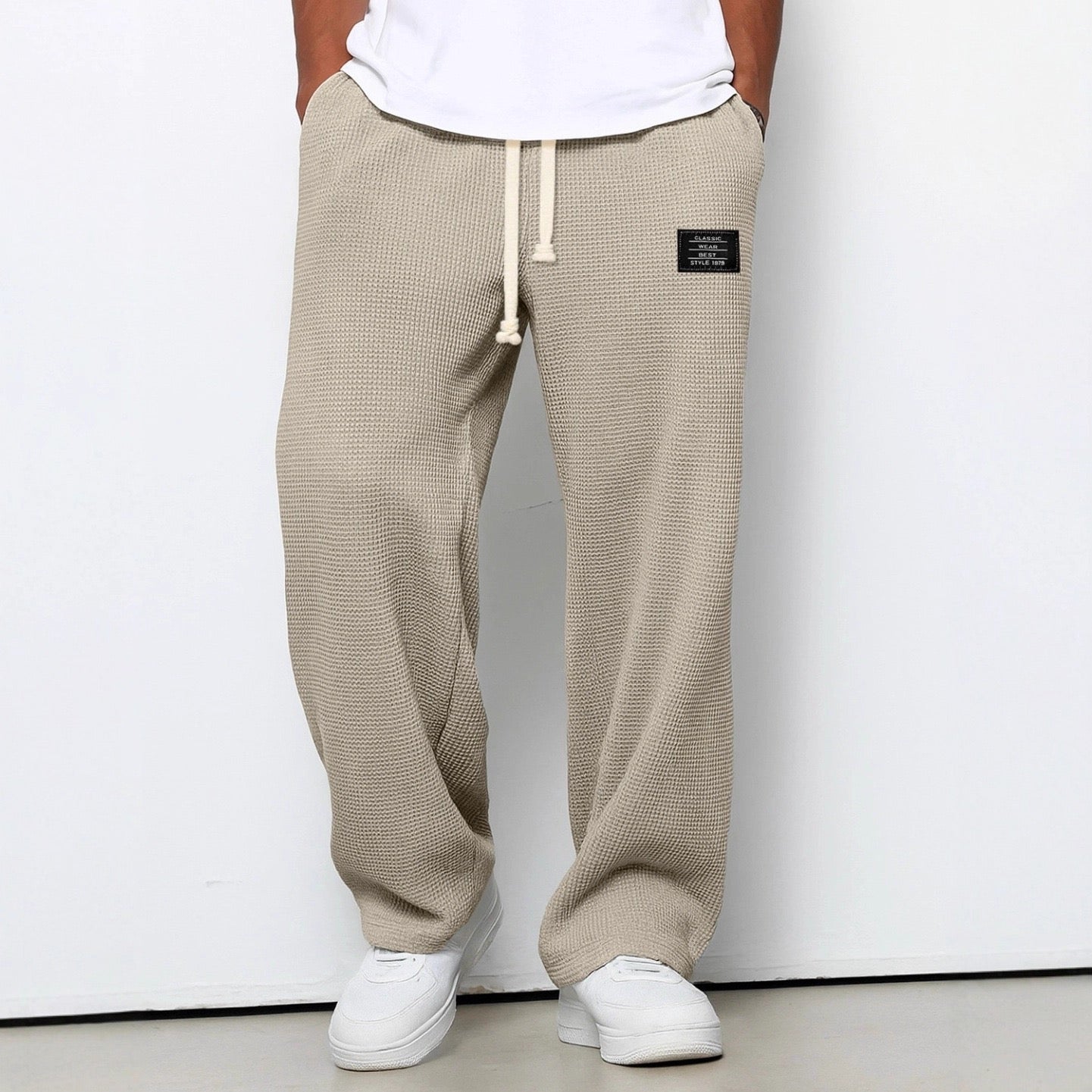 Gerald | Wide trousers with adjustable waistband