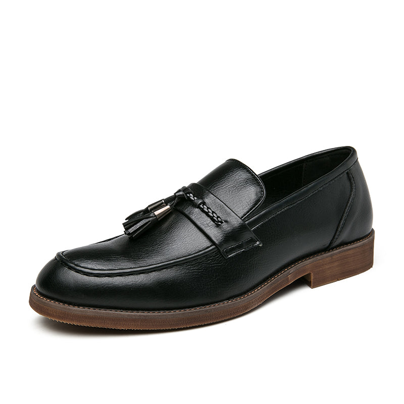 Leren Loafers met kwastjes