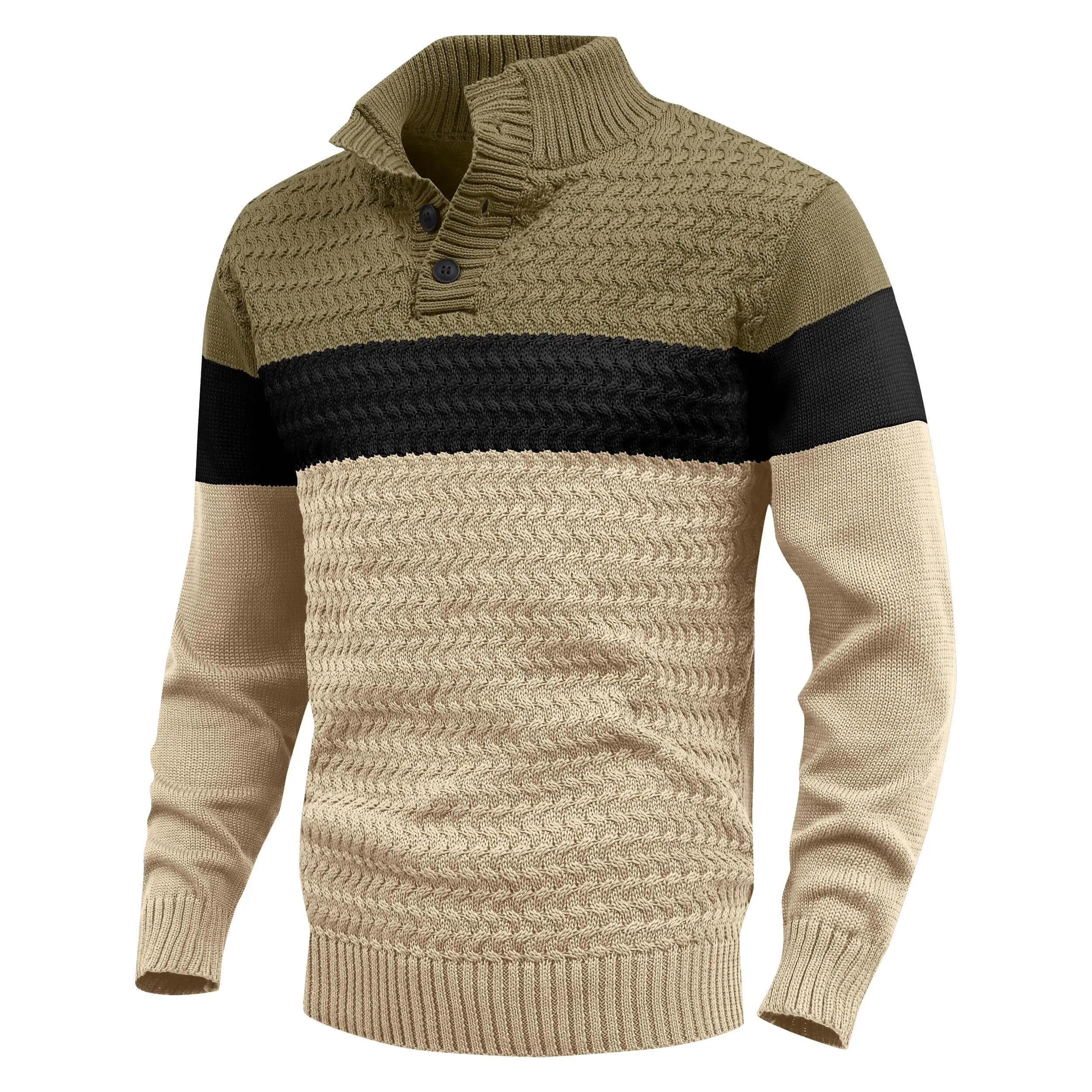 HARLAN KNIT PULLOVER | MODERN CONTRAST, EVERYDAY COMFORT