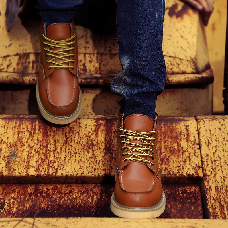MASON LEATHER BOOTS | NATURAL STRENGTH, WARM COMFORT