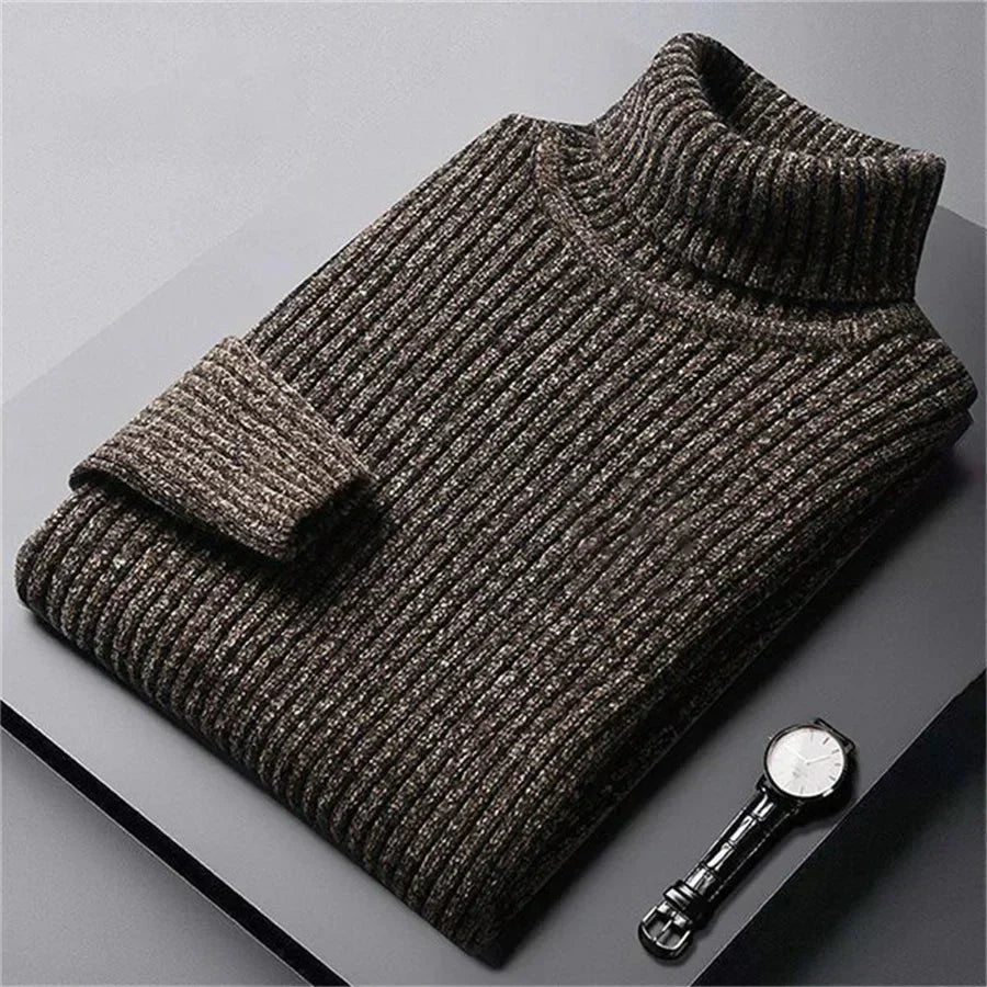 MICHAEL RIBBED TURTLENECK | WARM COMFORT, EFFORTLESS ELEGANCE