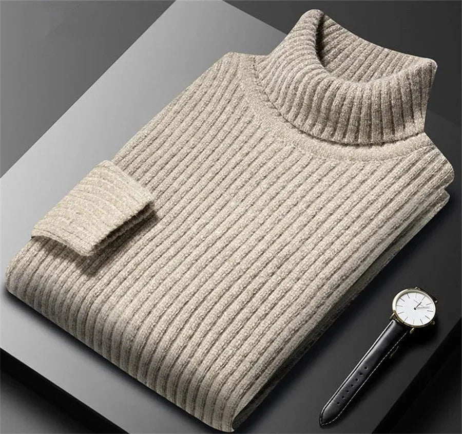 MICHAEL RIBBED TURTLENECK | WARM COMFORT, EFFORTLESS ELEGANCE