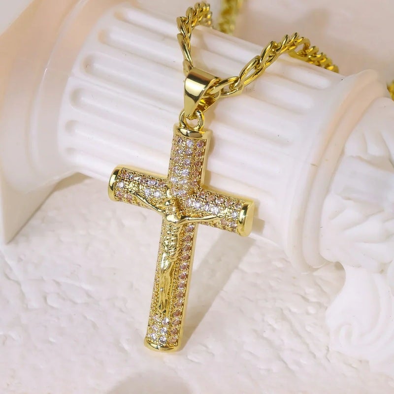 Crucielle | Jesus Cross Pendant Necklace
