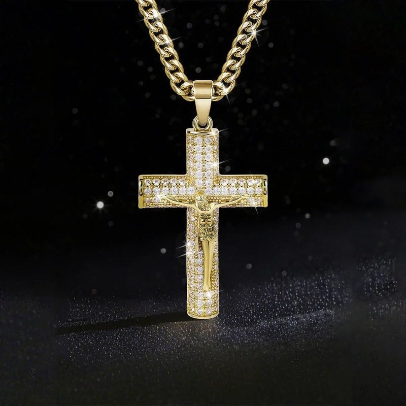 Crucielle | Jesus Cross Pendant Necklace