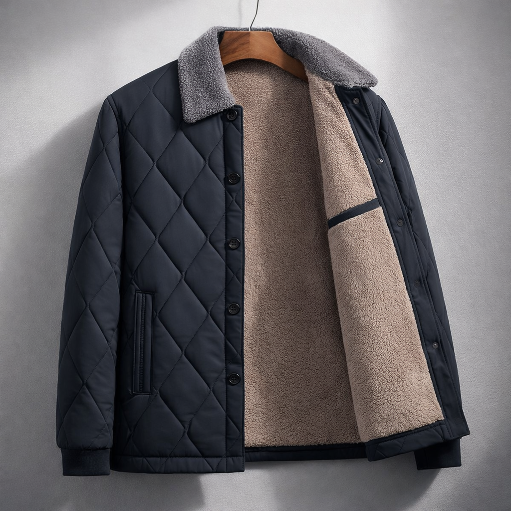 CHARLES QUILTED FLEECE JACKET | STAY WARM AND DRY, WITHOUT SACRIFICING STYLE