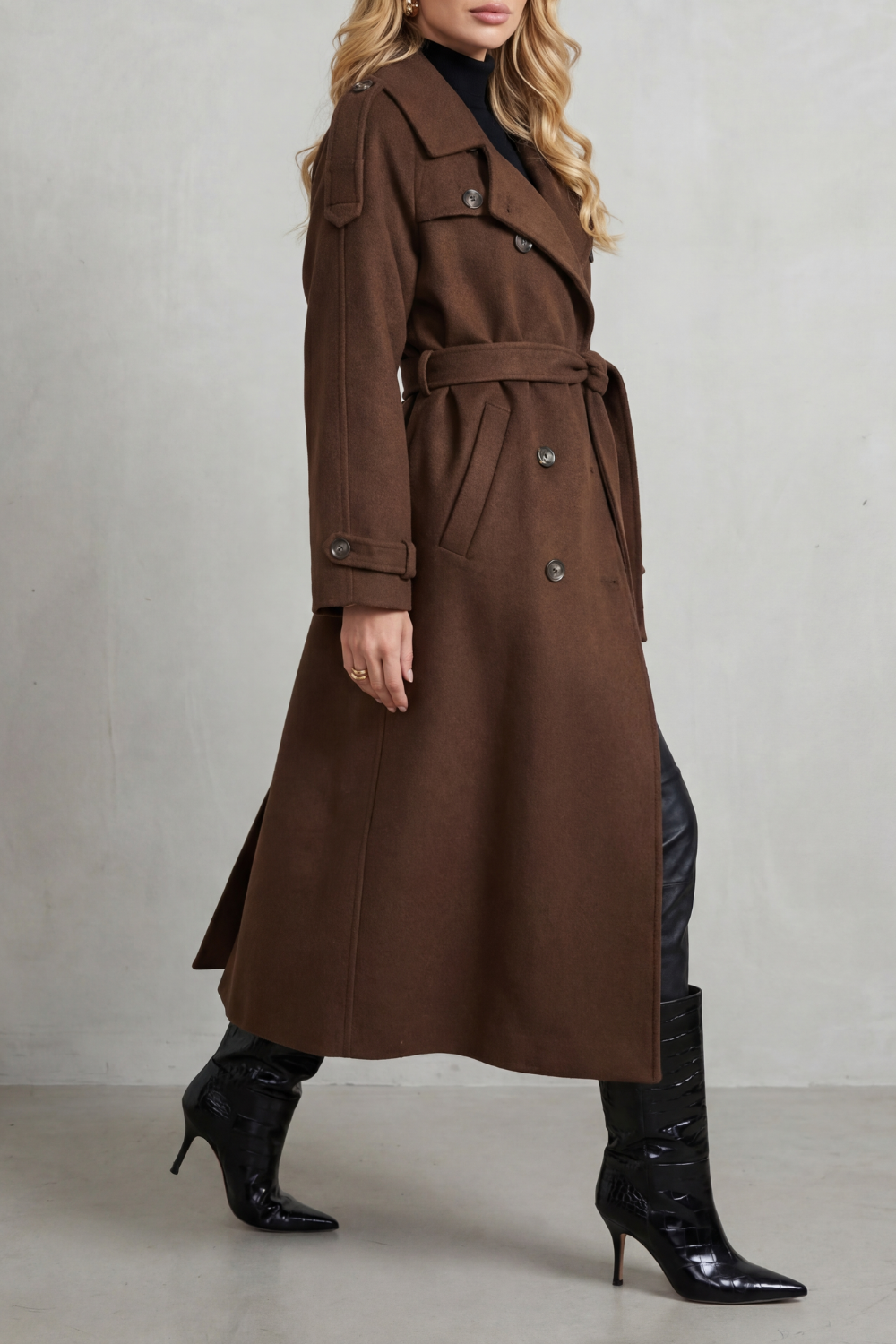 Maubéry – Oversized structure – Wool trench coat