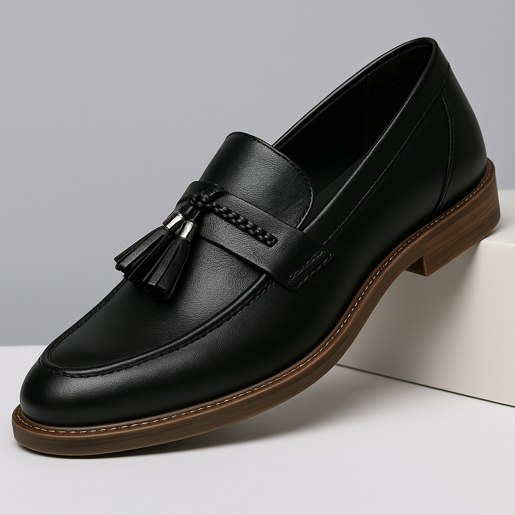 Leren Loafers met kwastjes