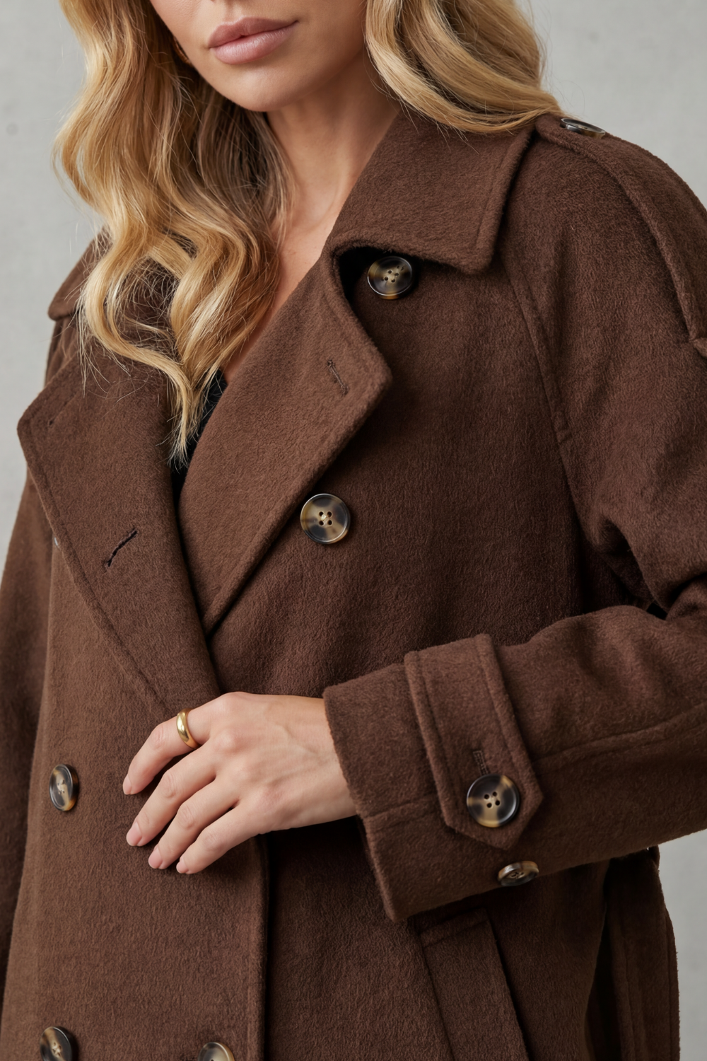 Maubéry – Oversized structure – Wool trench coat