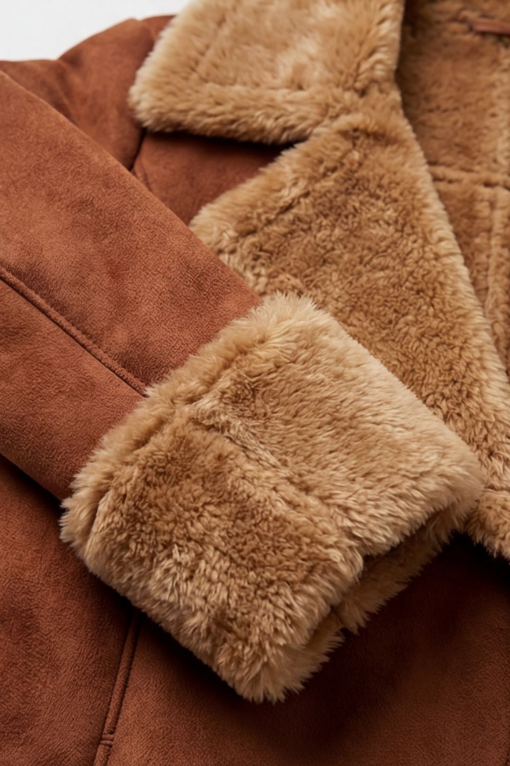 Rovigna – Western shearling charm – Longline coat