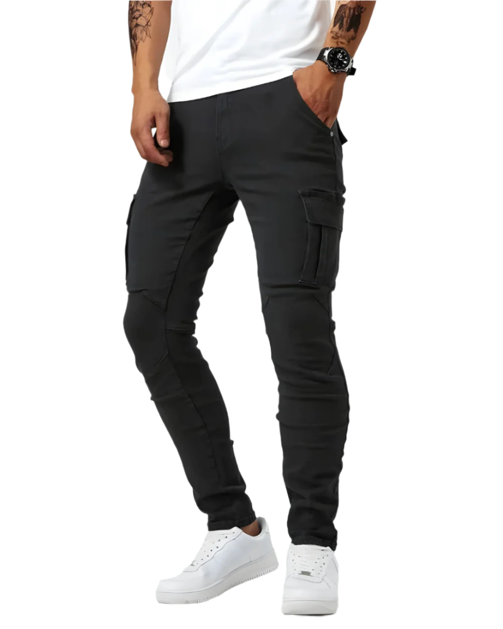 Marino Stretch Cargo Trousers
