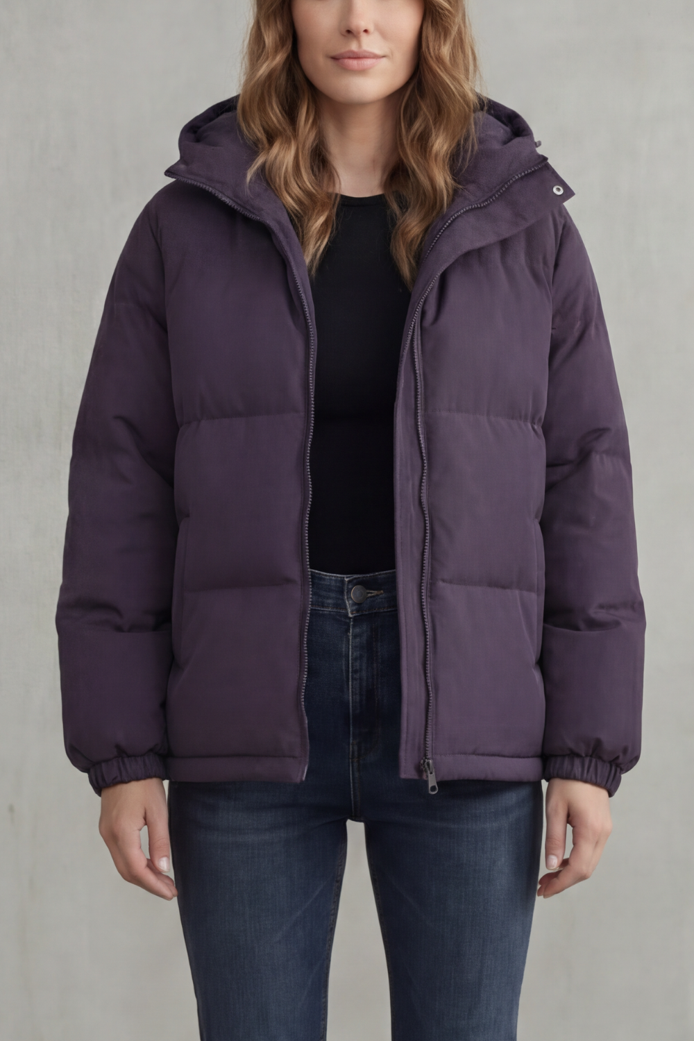 Caeloria – Quilted warmth – Hooded puffer jacket