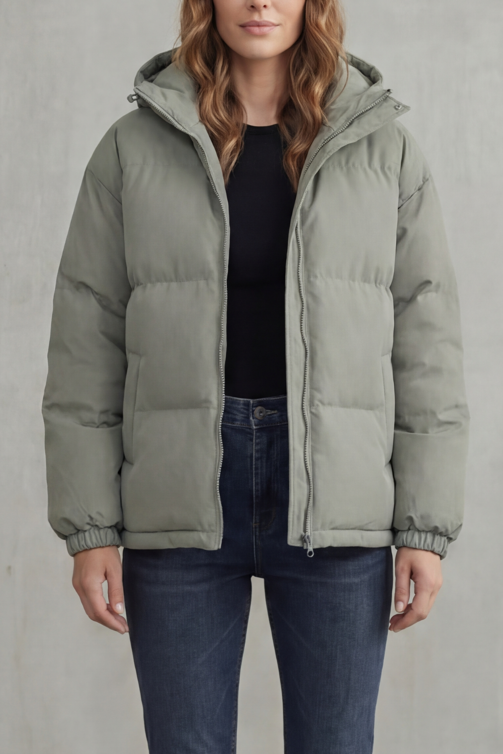 Caeloria – Quilted warmth – Hooded puffer jacket
