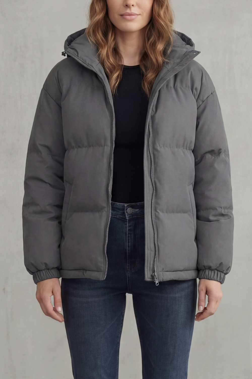 Caeloria – Quilted warmth – Hooded puffer jacket