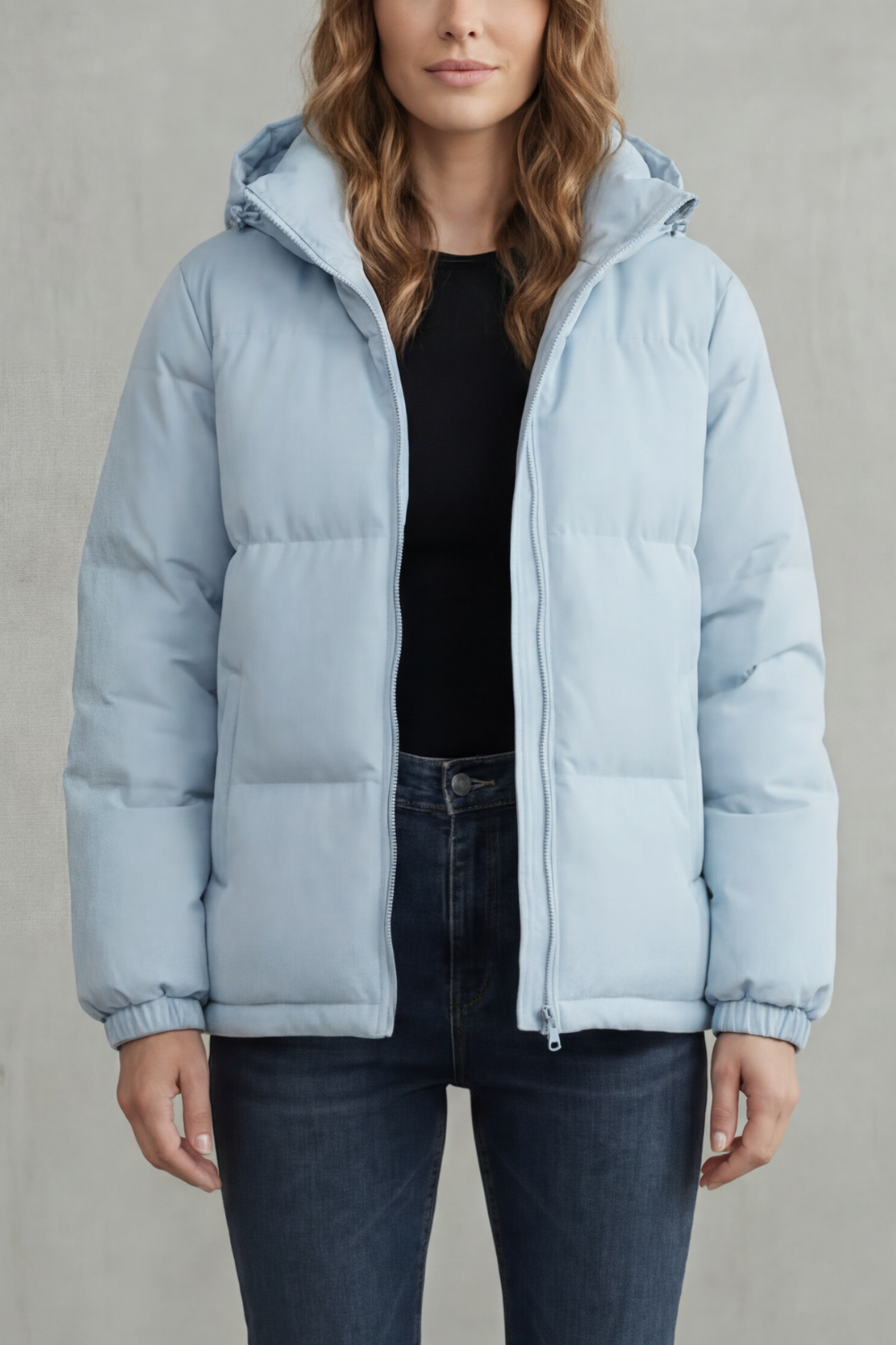 Caeloria – Quilted warmth – Hooded puffer jacket