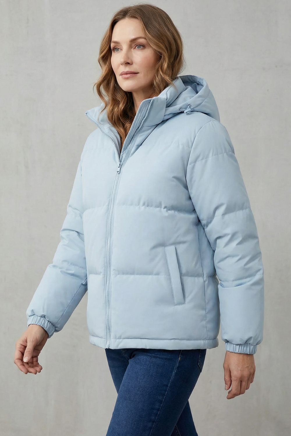 Caeloria – Quilted warmth – Hooded puffer jacket