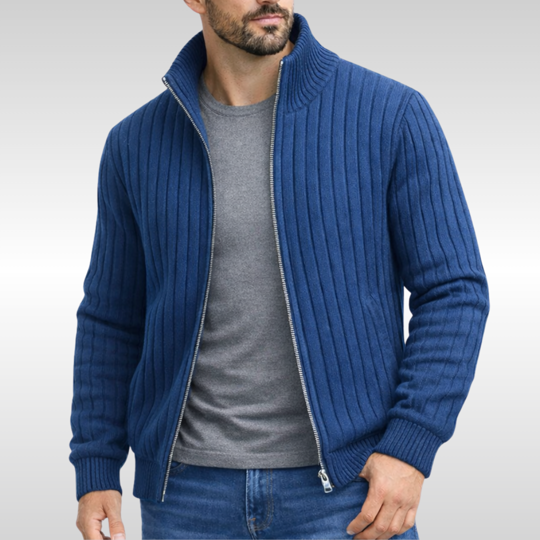 CALLUM ZIP CARDIGAN | REFINED STYLE, COMFORTABLE WARMTH