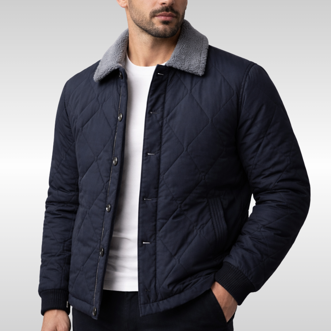CHARLES QUILTED FLEECE JACKET | STAY WARM AND DRY, WITHOUT SACRIFICING STYLE
