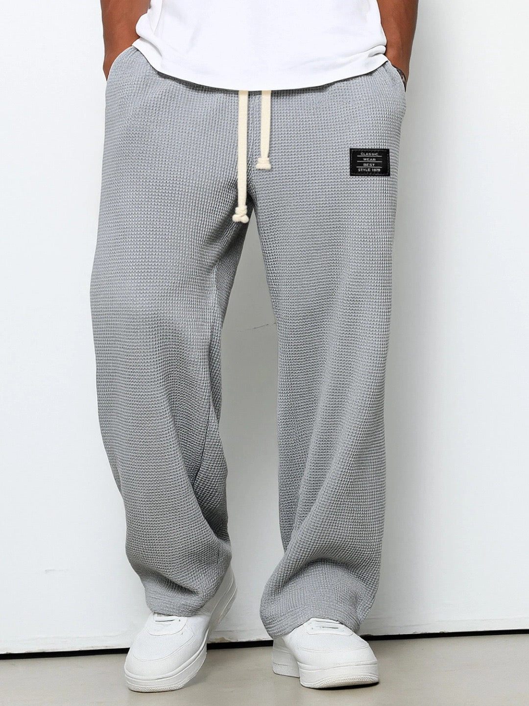 Gerald | Wide trousers with adjustable waistband