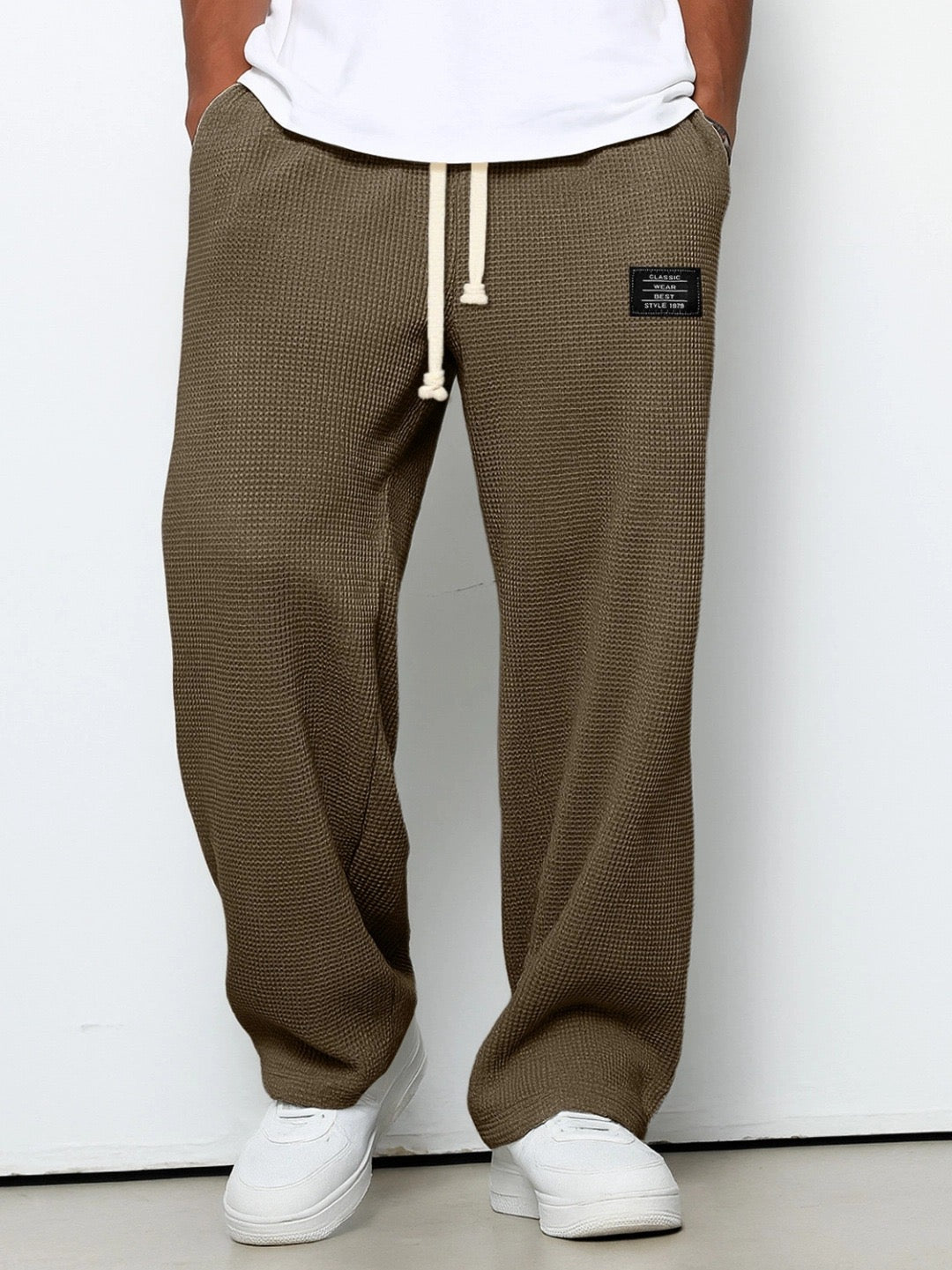 Gerald | Wide trousers with adjustable waistband