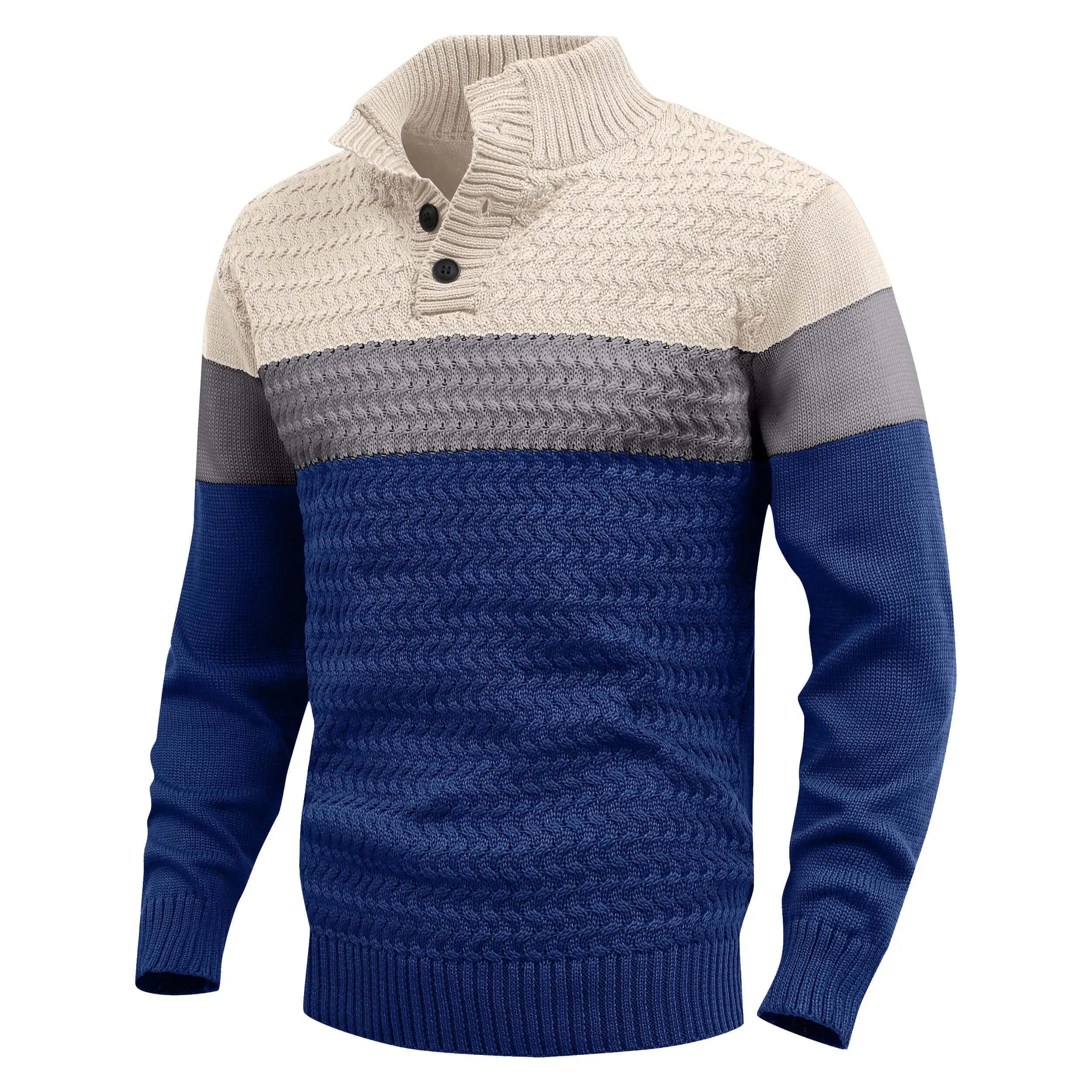 HARLAN KNIT PULLOVER | MODERN CONTRAST, EVERYDAY COMFORT