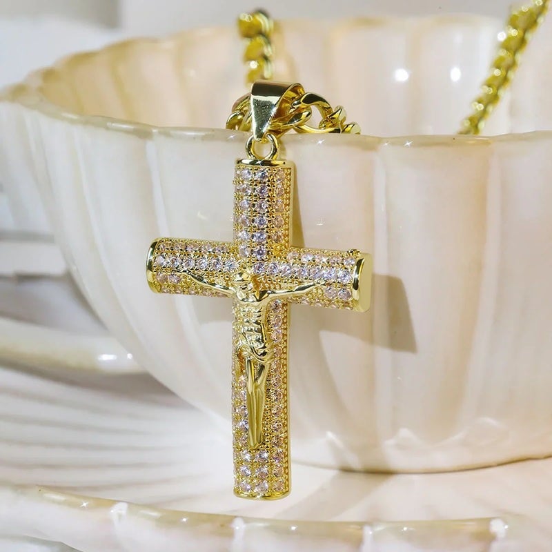Crucielle | Jesus Cross Pendant Necklace